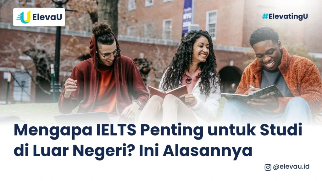 ilustrasi anak kuliahan yang mengetaui kenapa IELTS penting untuk studi di Luar Negeri