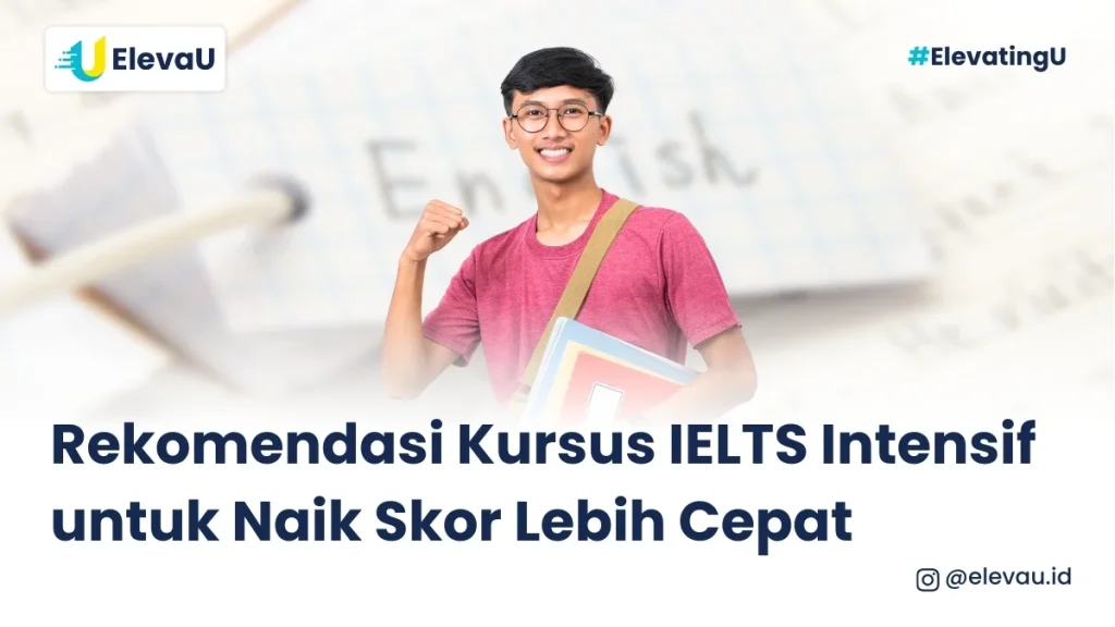 Seorang pria berpose berhasil karena mencapai target skor impian