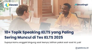 seorang pria sedang melakukan tes speaking IELTS