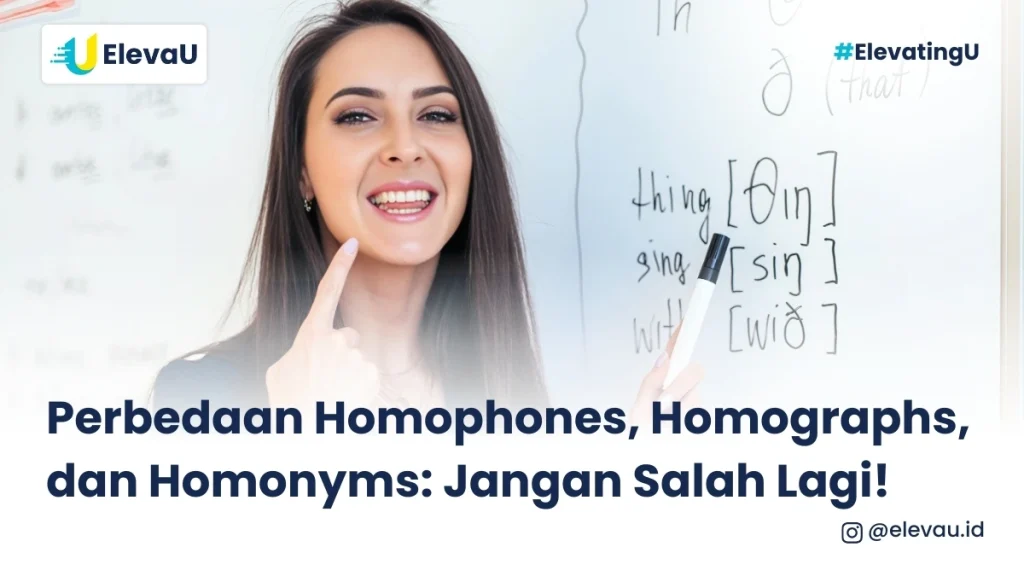 seorang guru mengajar ejaan kata dalam bahasa inggris yang benar