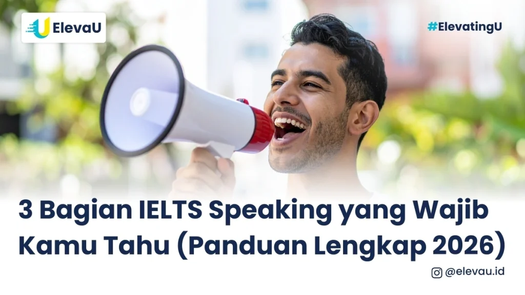 seorang pria berbicara menggunakan megaphone