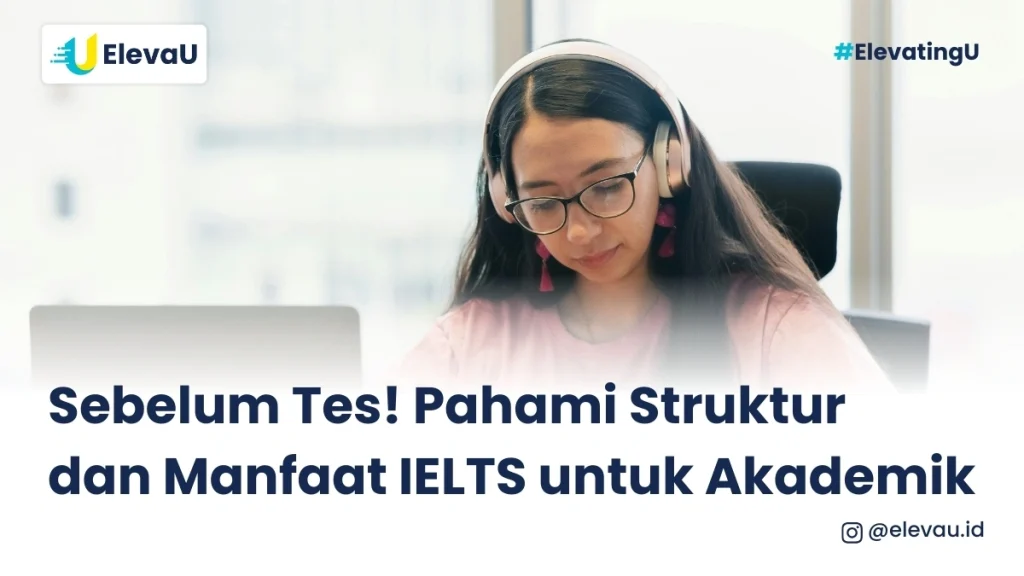 seorang wanita sedang persiapan test IELTS 2026