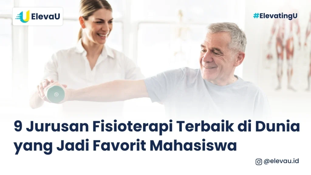 seorang lulusan jurusan fisioterapi terbaik yang sedang menangani pasien