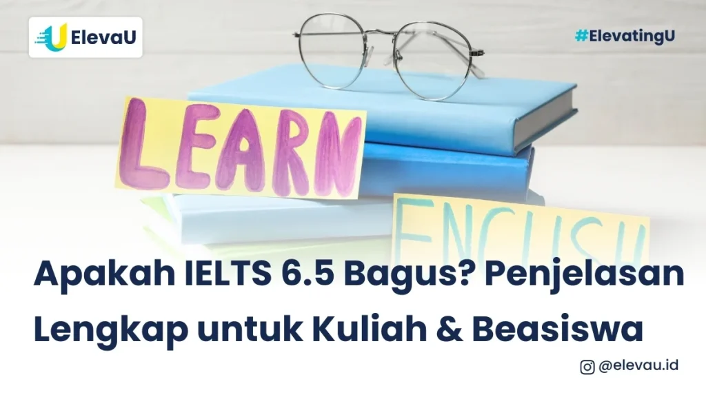 tumpukan buku dan kacamata di atas buku