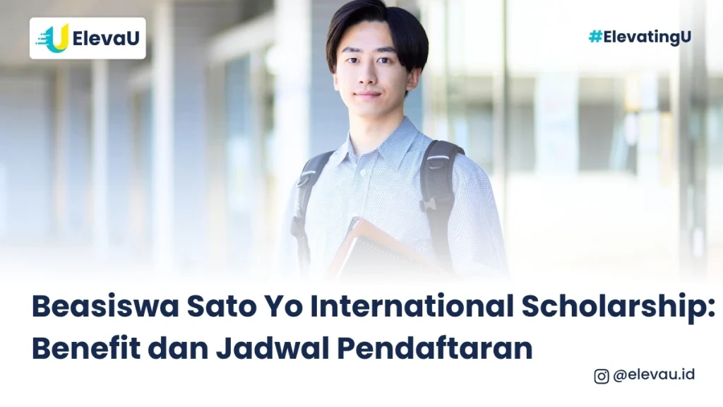 seorang mahasiswa yang sedang mengajukan beasiswa sato yo international scholarship foundation