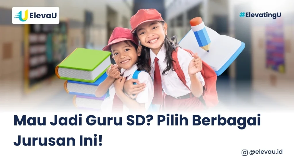 Dua siswi SD berpose mengenakan seragam merah-putih