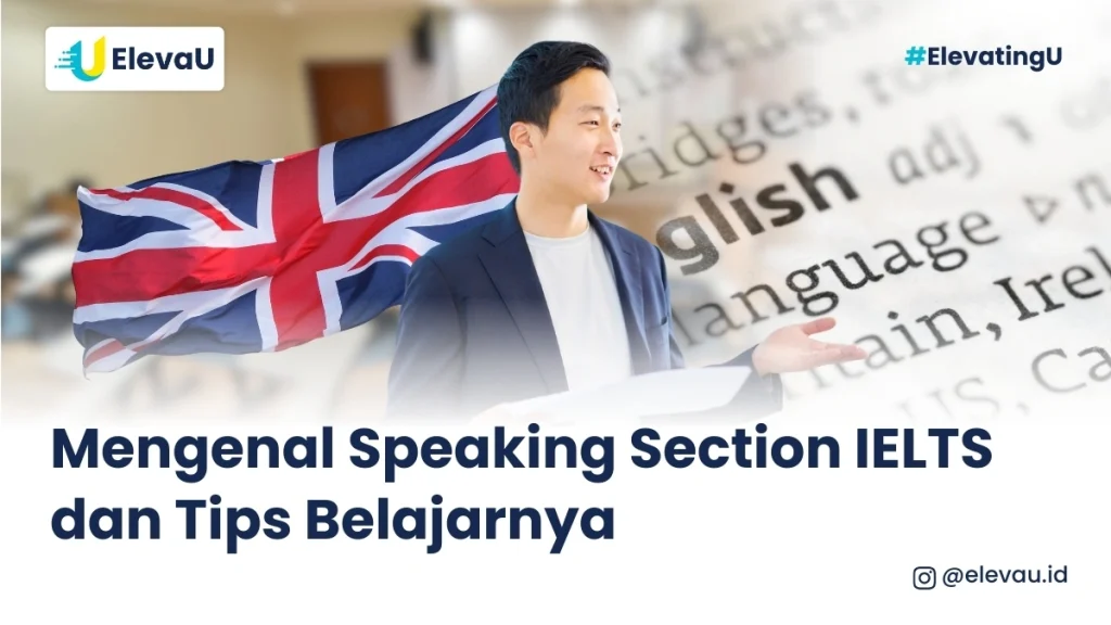 Seorang pria berbicara menggunakan bahasa inggris dengan percaya diri