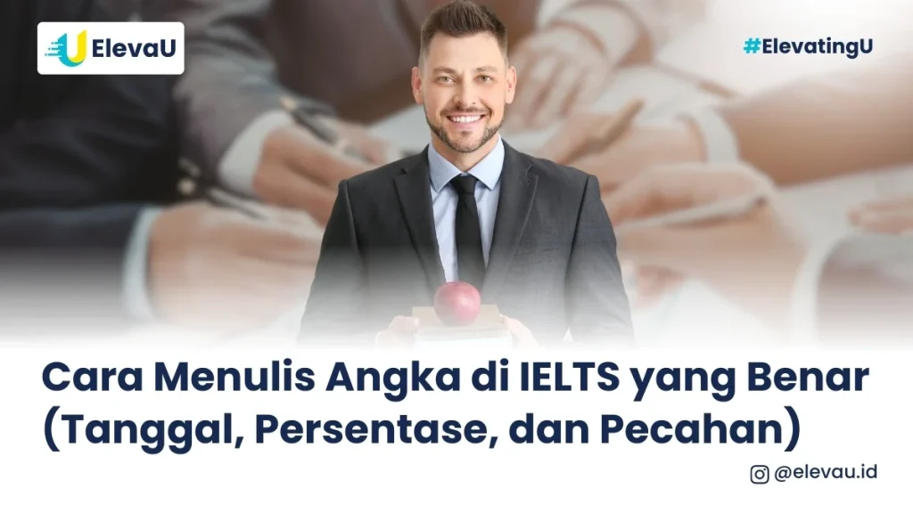 Seorang karyawan menggunakan pakaian formal tersenyum