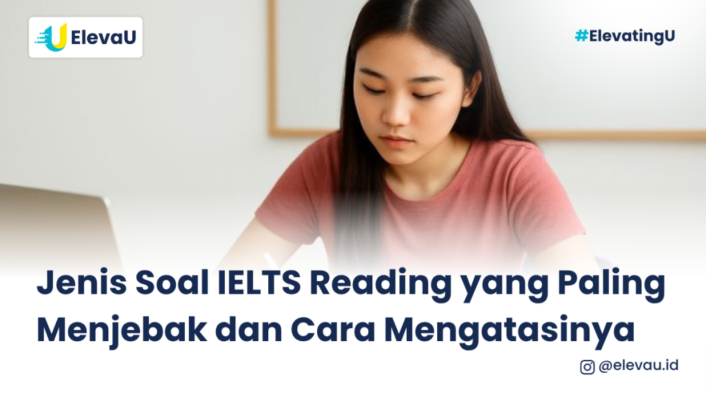 ilustrasi seseorang sedang belajar untuk IELTS
