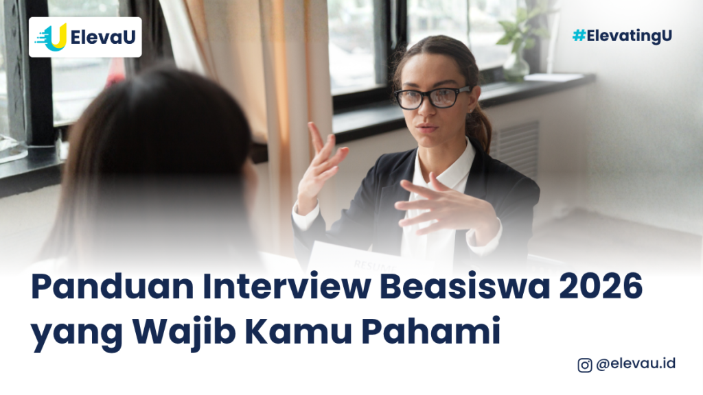 ilustrasi orang sedang belajar cara interview untuk beasiswa